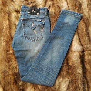 Miss Me ankle skinny jeans